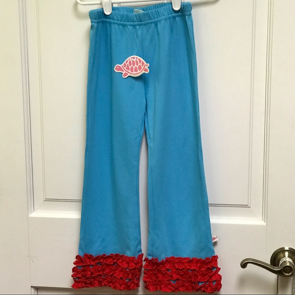 Lolly Wolly Doodle NWT size 4 ruffle pants.
